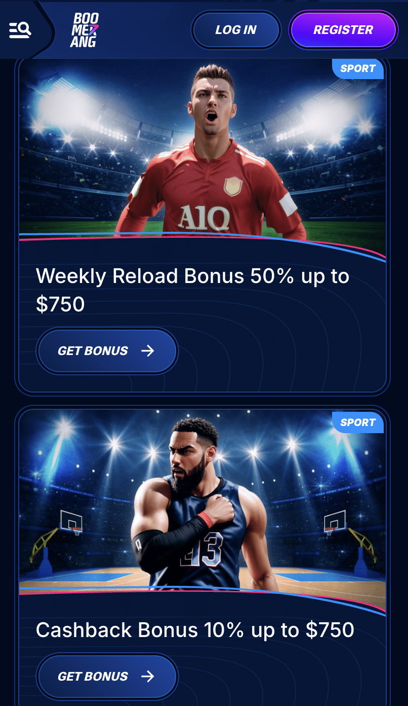 Boomerang bet promos